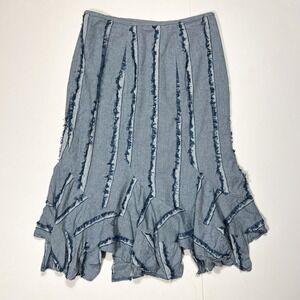Vintage Insight Patchwork Raw Hem Fairy Skirt